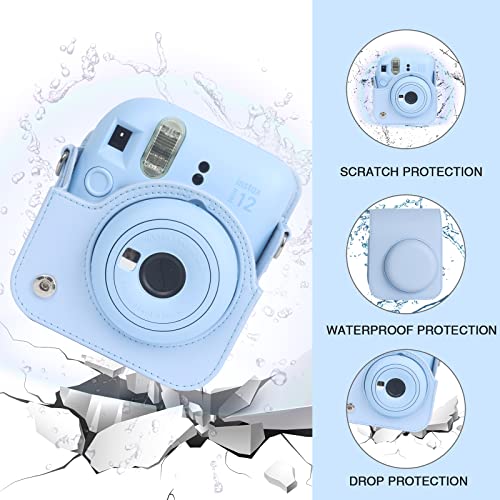 Funda para cámara Fujifilm Instax Mini 12 color azul pastel miniatura 6