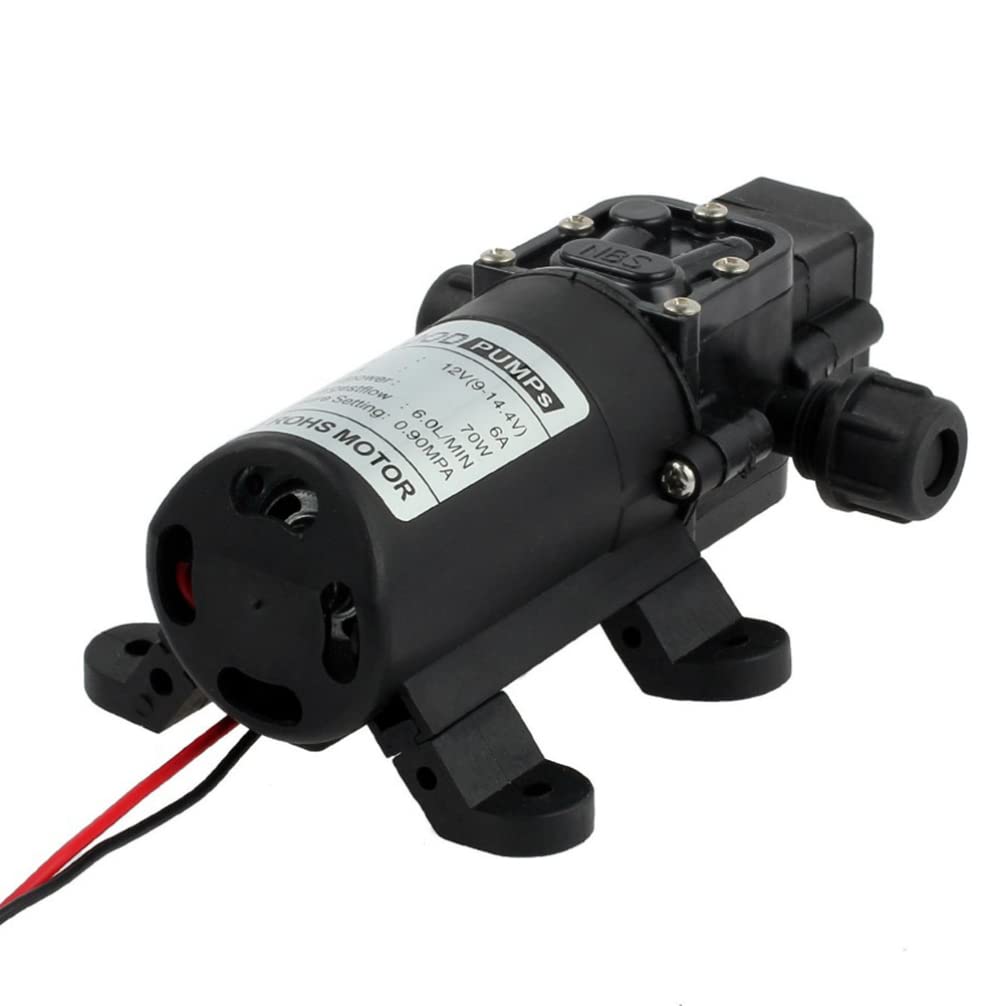 VICASKY 70w Pompe à Membrane Pompe à Eau Haute Pression Auto-amorçante Débit Pour Pulvérisation Et Transfert De Liquides