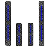 Auto Türschweller Beschützer ist zielen auf Kratzschutz, Abdeckung vorhandene Kratzer beim Laden oder Entladen von vorderen / hinteren Türen, haben eine gute Rutschfestigkeit und Weichheit. Es dauert lange, aber es ist leicht zu entfernen.