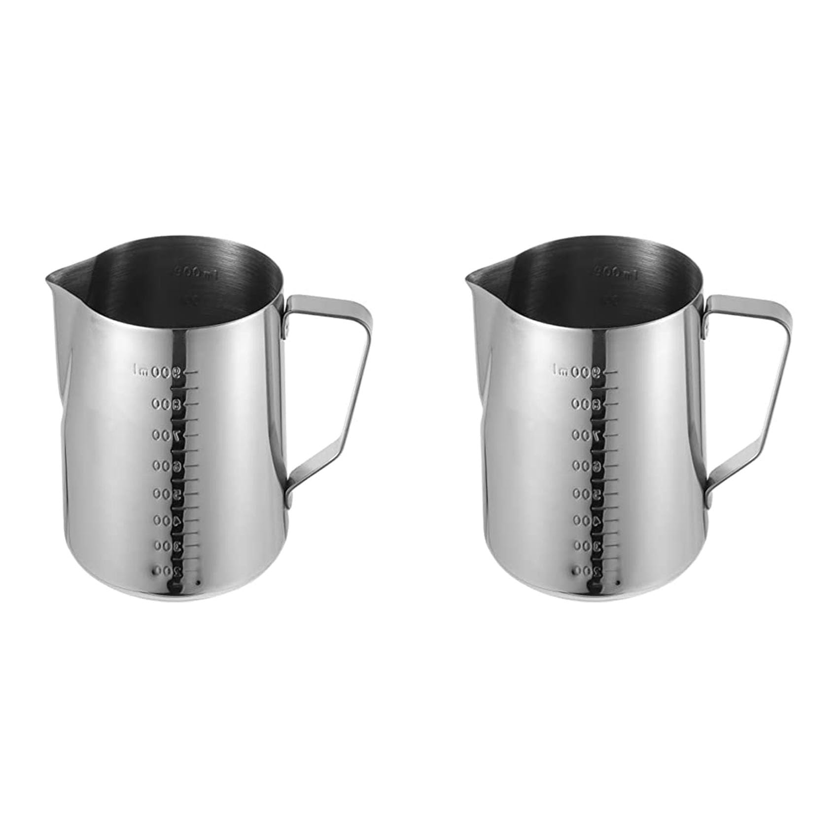 Vjsujehgy 2X Candle Making Pouring Pot Stainless Steel Wax Melting Measuring Cup Candle Soap Making Pitcher 900Ml