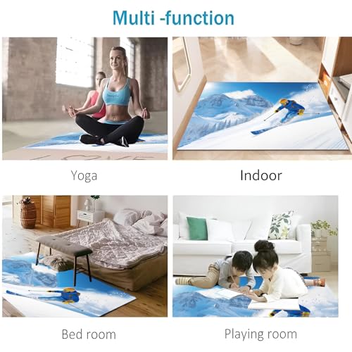 Tapis d'entrée absorbant avec microfibres douces pour chien et intérieur propre