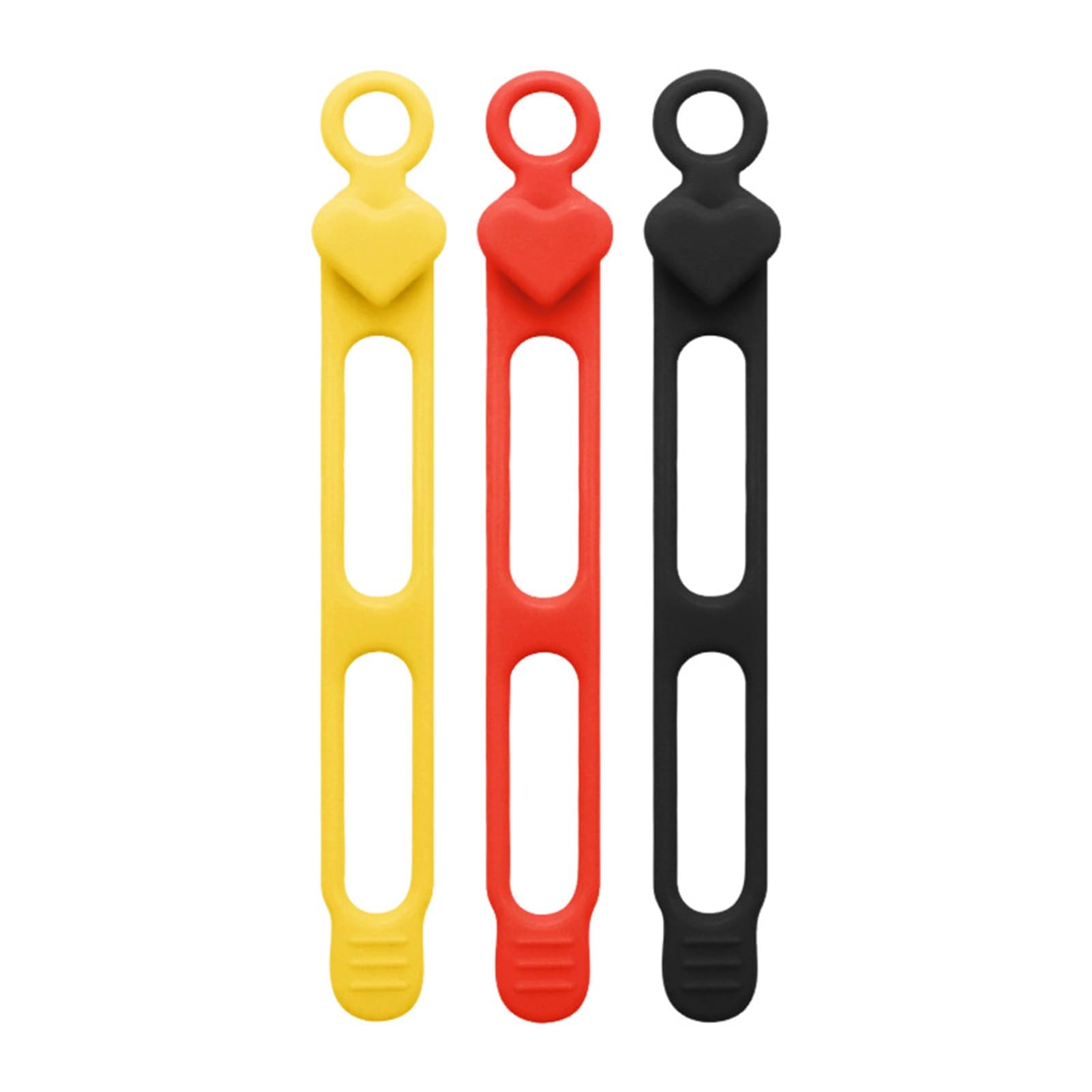 Zentriva Silicone Cable Ties, Reusable Wire Management Straps for Desk