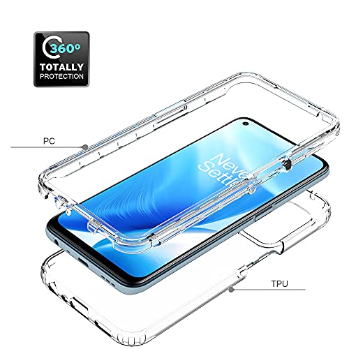 Dzxouui For Oneplus Nord N200 5G Case With 2 Pack Screen Protector, One Plus Nord N200 Case, Crystal Shockproof Bumper Hybrid Clear Tpu Protection Cover Phone Case For Oneplus Nord N200 5G(Clear) #TOP2