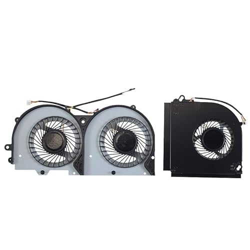 QHHOZHD Ventilador DE ENFRIAMIENTO para CLEVO P950HR CPU+GPU 6-31-P9502-HB0 BS5005HS-U3E BS5005HS-U3D(GPU Fan)