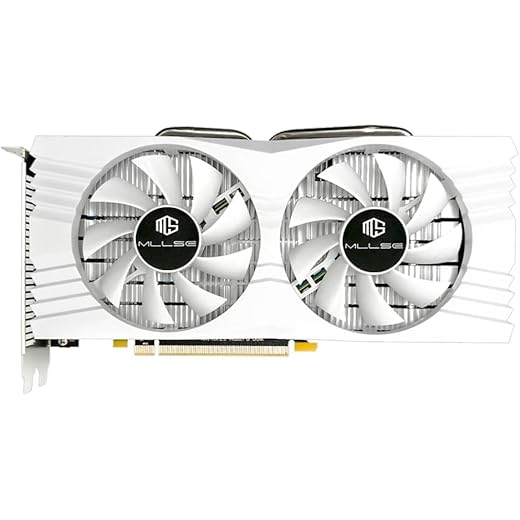 Placa de Vídeo AMD RX 580 8GB GDDR5, 2048SP, 256Bit, PCI Express 3.0 × 16, 6Pin, MLLSE (Branca)