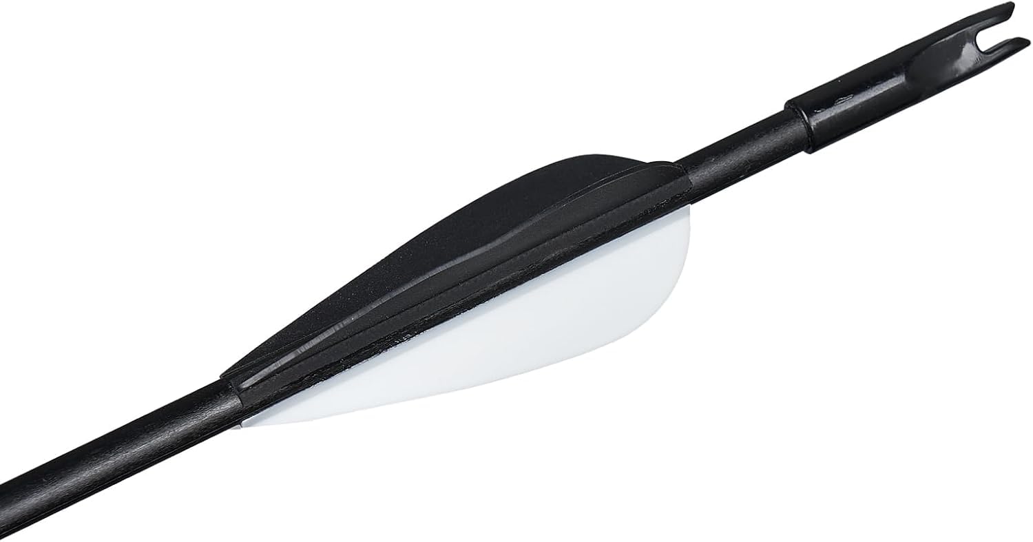 Toparchery Lot de 12 flèches en Fibre de Verre pour tir à l'arc de 31 Pouces - Flèches en Fibre de Verre pour arcs recurvés et arcs de Sport, Spine 800