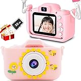 POSO キッズカメラ トイカメラ 子供用カメラ 女の子 子ども用デジタルカメラ おもちゃ 女の子 1080P HD 動画カメラ 子供プレゼント 自撮り機能 2.0インチIPS画面8倍ズーム 操作簡単 USB充電 子供の日 誕生日プレゼント 日本語説明書付き