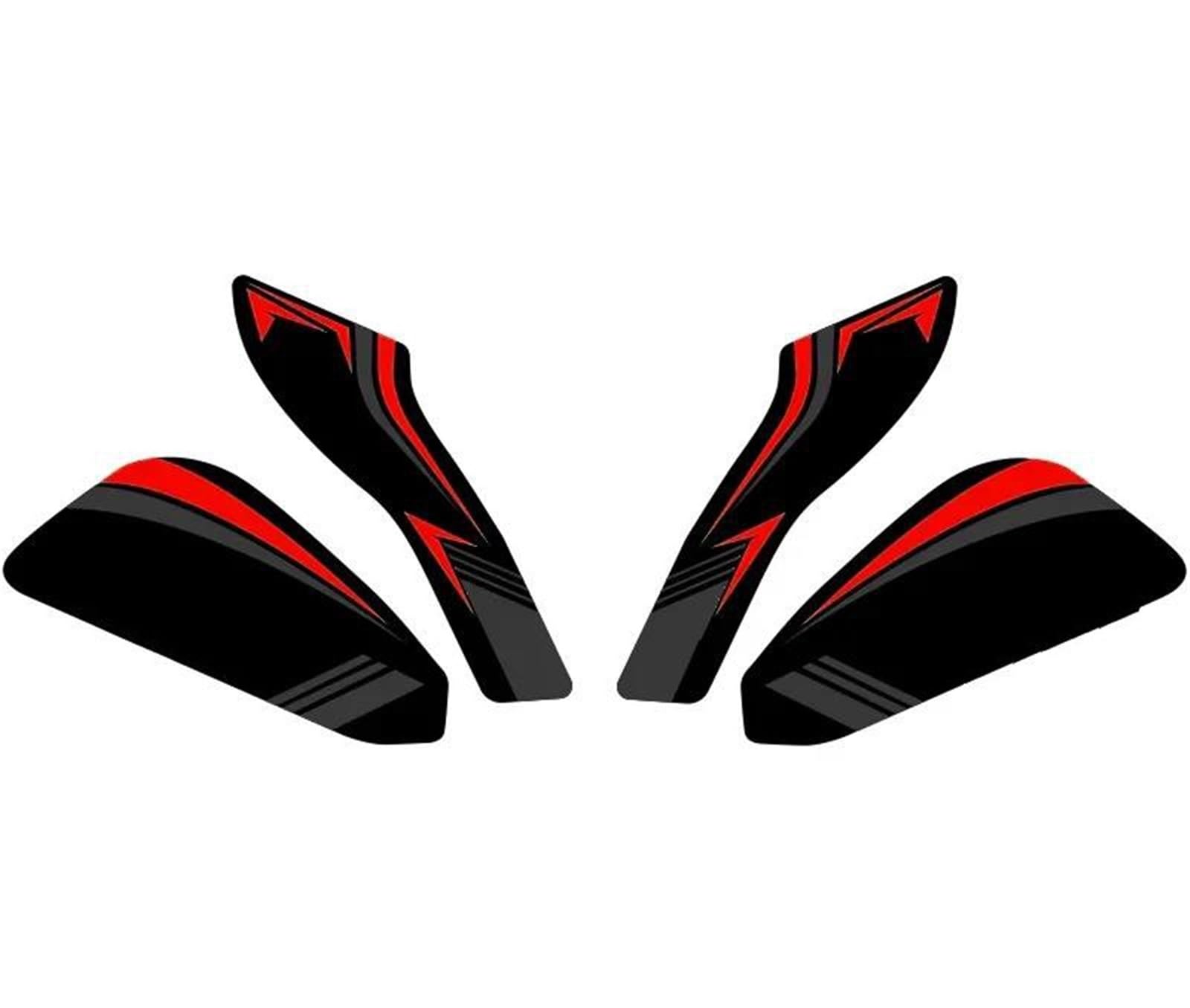 Protector Lateral Rodilla antideslizante para tanque H2SX rojo 4