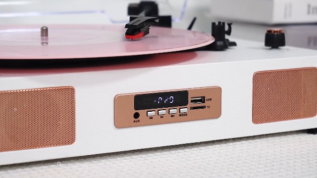 Amazon.com: Vinyl Record Player Vintage Wireless Bluetooth