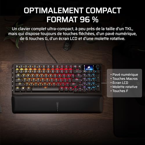 Corsair Vanguard 96 Clavier Mécanique Premium MLX Plasma - 4