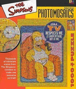 Simpsons Photomosaics Jigsaw Puzzle 1000pc Respect