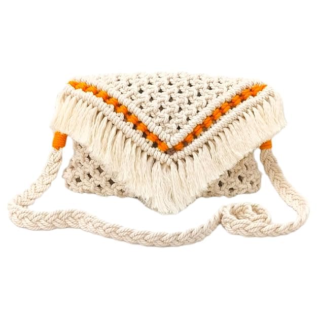 PRIMAH Handmade Crossbody Sling/Clutch Bag for Women,Tassel Handbags (B0D5YNGWHF) Amazon Price History, Amazon Price Tracker
