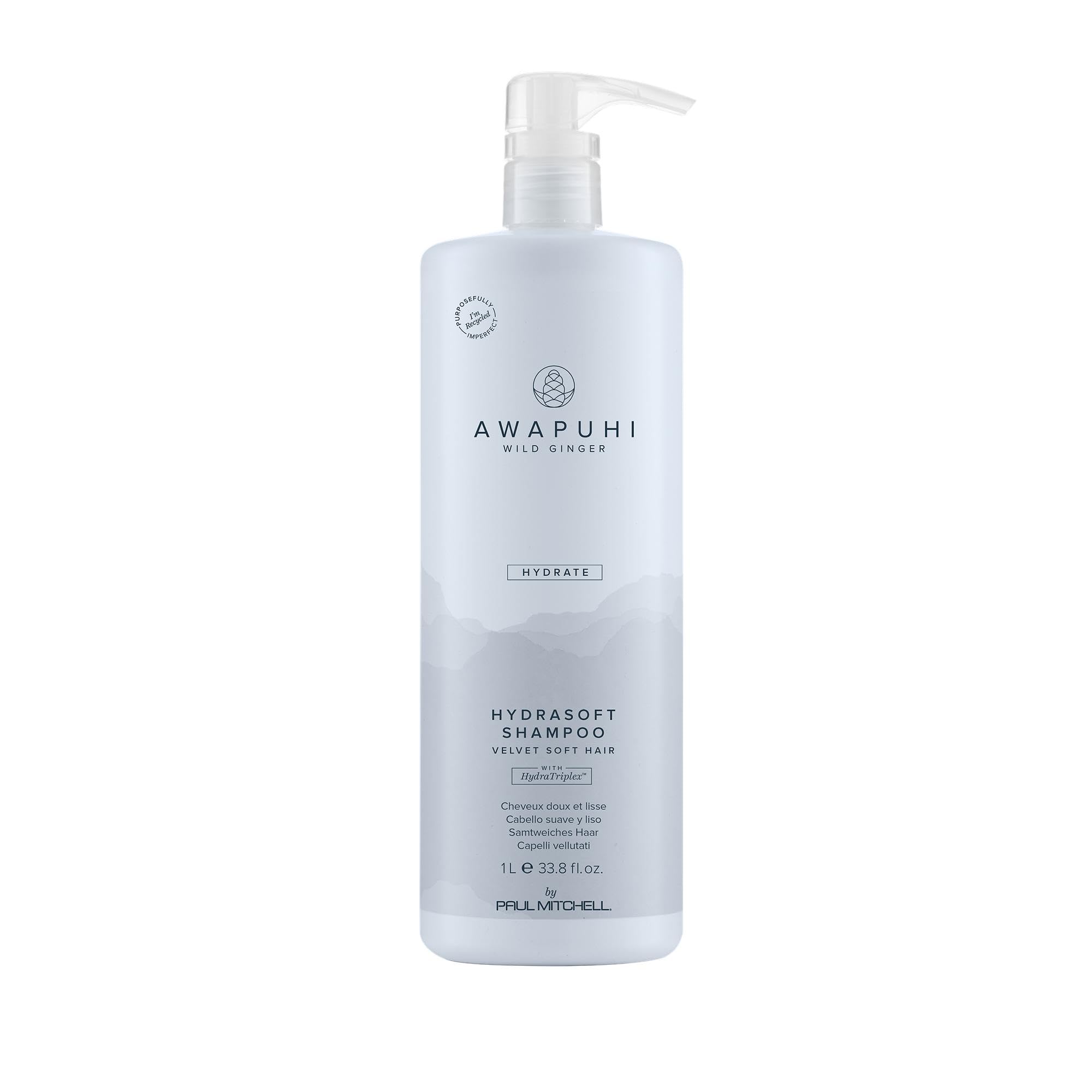Awapuhi Wild Ginger by Paul Mitchell HydraSoft Shampoo, For Velvety Soft Hair, Ideal For All Hair Types, Especially Dry + Frizzy Hair