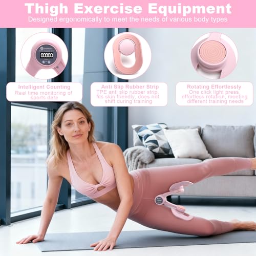 Dijbeentrainer, bekkenbodemtrainer voor vrouw, Thigh Master trainingsapparaat voor vrouwelijke billen, intelligente teller, trimmer-binnenbekkenbodemtrainer voor heuptraining, armtraining - Afbeelding 6