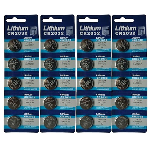 Pilas de litio CR2032 3V paquete 20 unidades miniatura 1