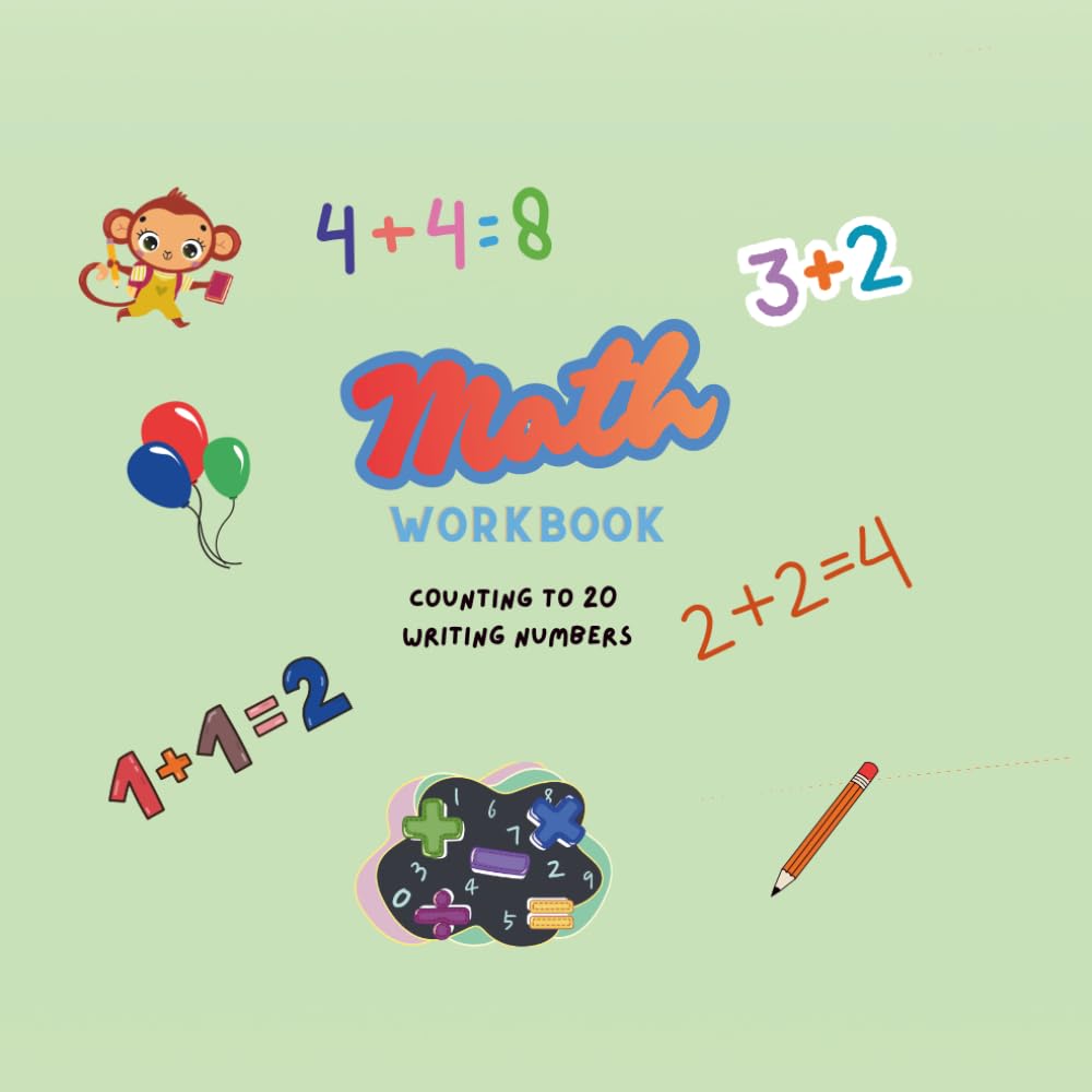 Math Workbook: Counting/Writing to 20