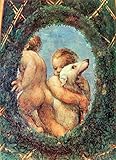  Biller Antik Putten mit Hund Teilansicht Correggio Allegri Fresko Sankt St H A3 0138