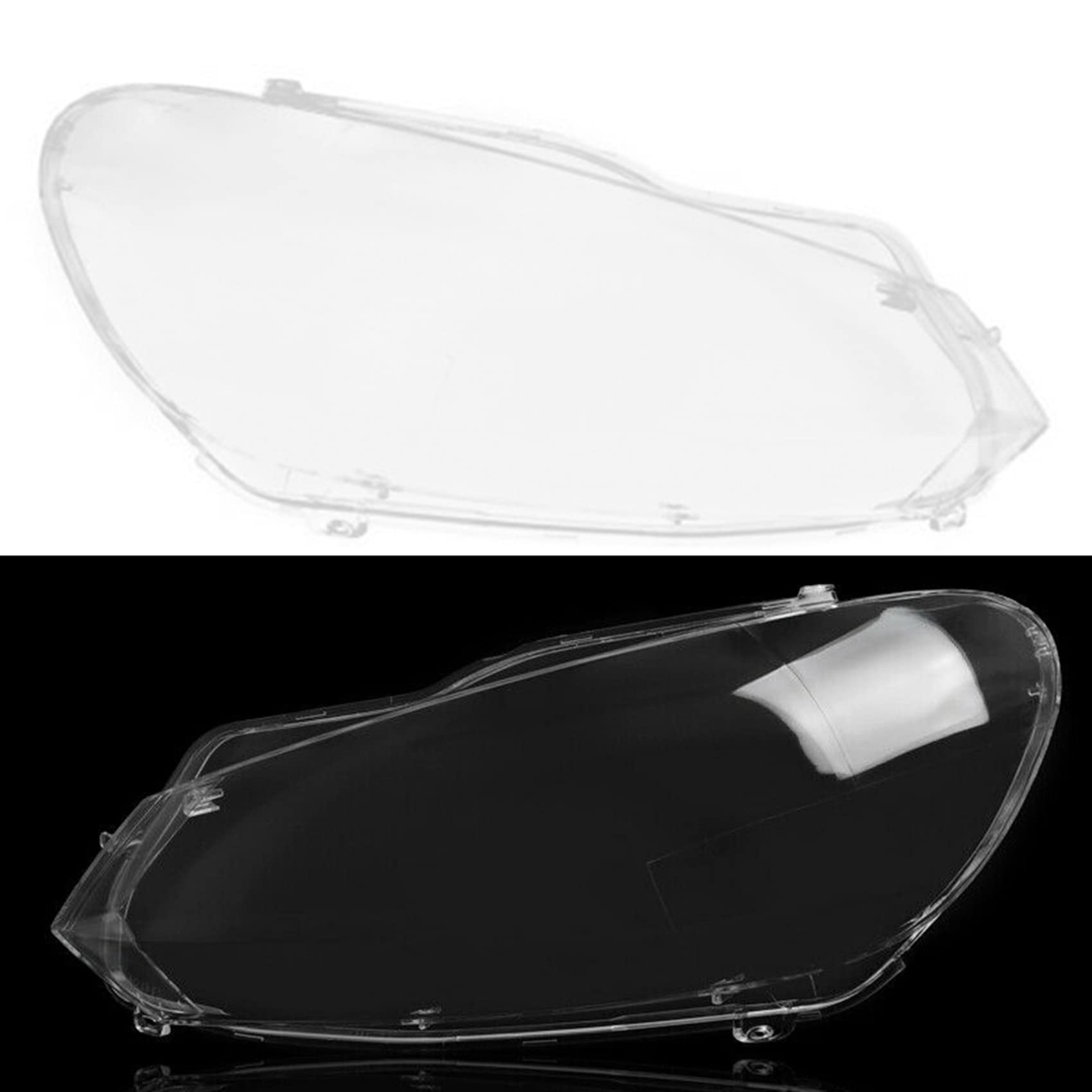 Auto Shell Lente Sostituzione Auto Trasparente Paralume per- Golf 6 MK6 R 2009-2012