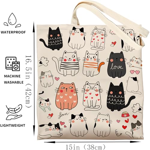 Image of DOOX Canvas Tote Bag for Women, Canvas Reusable
