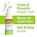 Diaper Rash Cream Spray by Boogie Bottoms, No-Rub Touch Free Application for Sensitive Skin, Over 200 Sprays Per Bottle, (1.7 oz, Pack of 3)