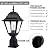 Windben Outdoor Post Light,Lamp Post Light Fixture,Post Lantern with Pier Mount Base,Matte Black,7.4in,Suitable for Gardens,Yards,Balconies,Passages or Entrances,etc