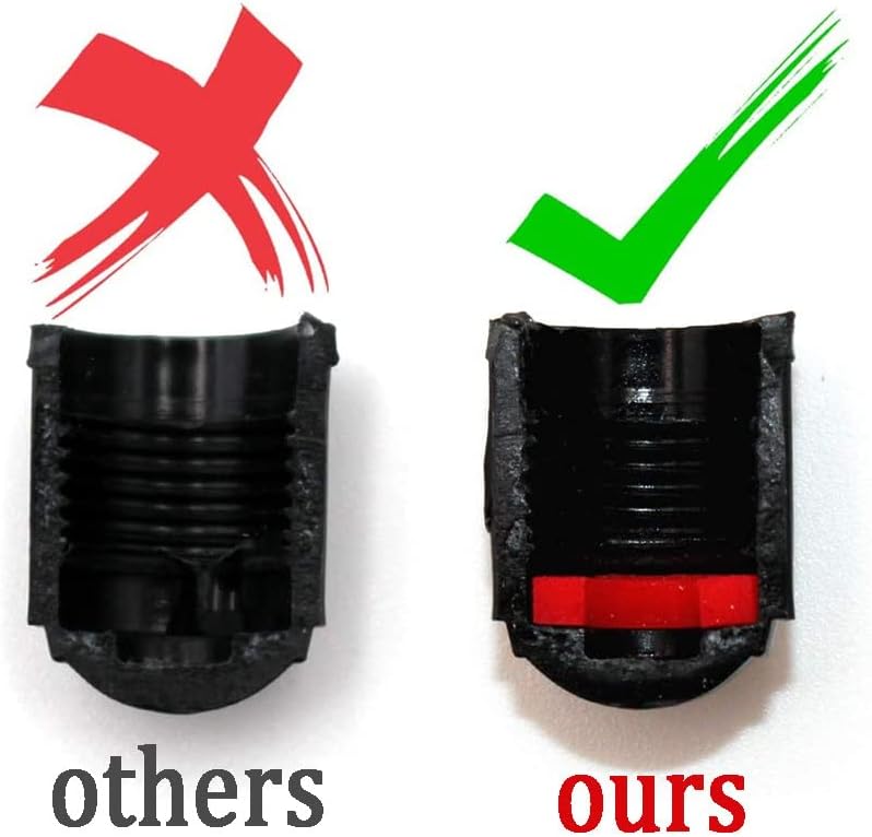 Miniatura 4 de La versión mejorada tiene un anillo de sellado tapas de vástago de válvula de neumático (48)