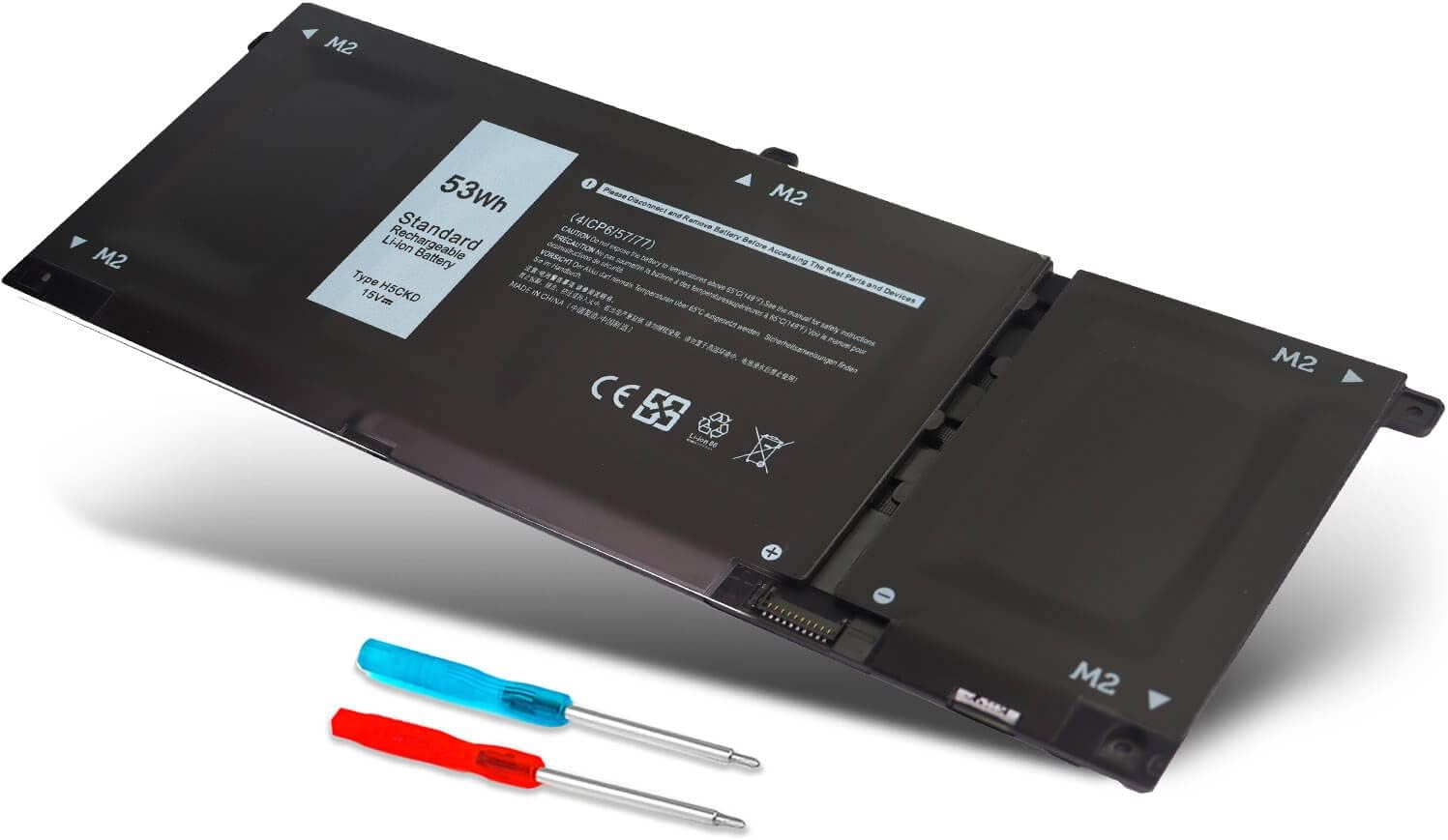 53Wh H5CKD 15V Battery Replacement for Dell Inspiron 5400