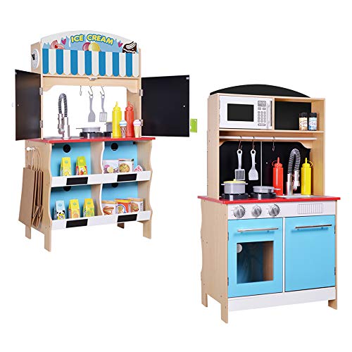 Play & Learn - Gelateria Con Cucina In Legno (Colorbaby 85290)