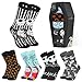 Produktbild Disney Socken Damen Größe Teenager 3541, 5er- oder 6er-Packung, Weiche Atmungsaktive Lustige Socken, Warme Geschenke für Frauen (Multi Jack Coffin, 5 Pcs)