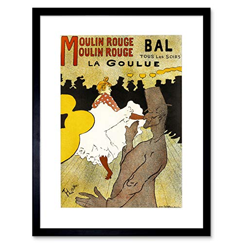 The Art Stop Theatre Cabaret Moulin Rouge LA GOULUE Weber Can-Can Paris France Print B12X1280