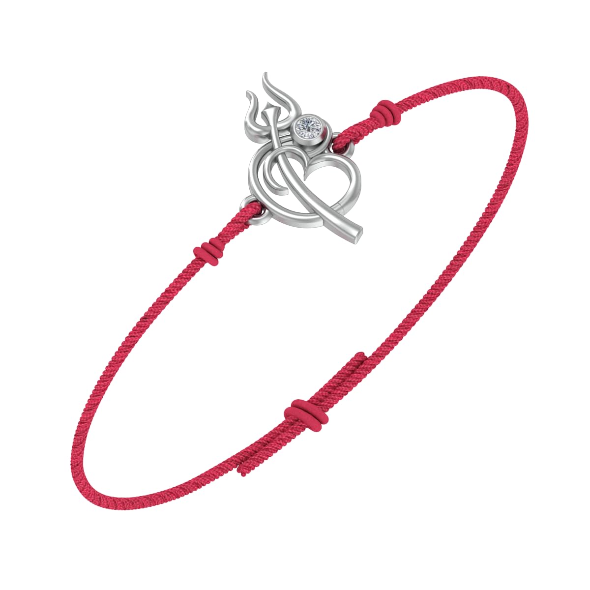 MABEL 925 Sterling Silver Om and Trishul Rakhi Bracelet | Raksha Bandhan Rakhi for Brother | Gift for Men and Boys | With Certificate of Authenticity (B0D8WJM91K) Amazon Price History, Amazon Price Tracker