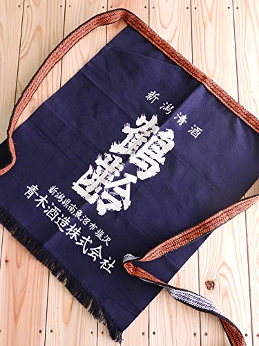 Amazon | [鶴齢] 酒屋の前掛け 青木酒造 | 鶴齢 | エプロン 通販