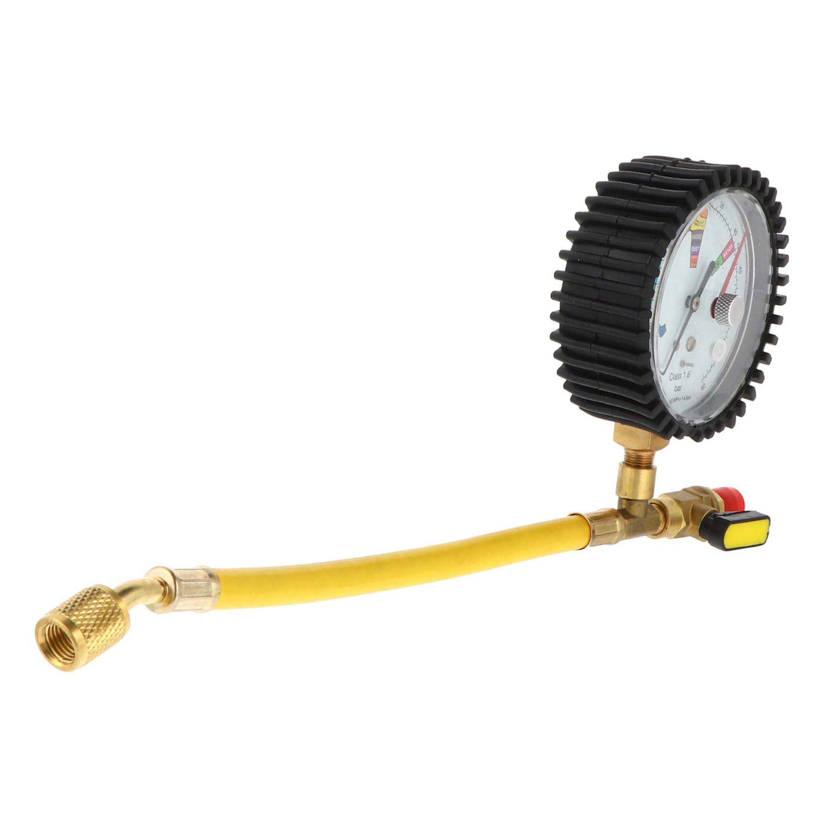 Mikinona Pressure Test Gauge Accurate Refrigeration Test Table for Air Conditioning Durable Design Screen for Easy Reading for Car and Home Use