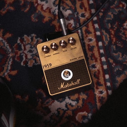 Image of Marshall 1959 Overdrive /Distortion Pedal - Black and Gold