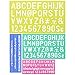 Produktbild DECARETA 4 PCS Buchstaben Schablone Alphabet Kunststoff Schriftschablonen Groß Buchstabenschablonen Lineal Zahlenschablonen Zeichnungsvorlagen Kunststoffvorlagen für Bullet Journals Scrapbooking