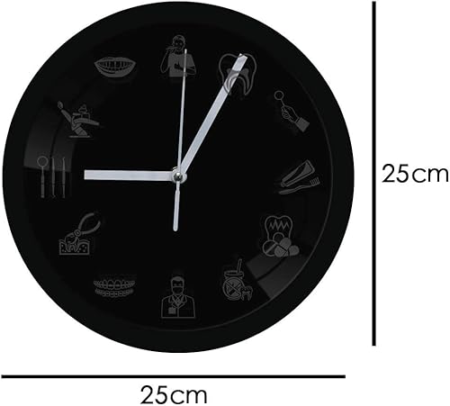 Miniatura 9 de The Geeky Days Dentista Clínica Dental Neón Reloj de Pared Señal Dental Oficina Higienista Iluminación LED Decoración Regalo