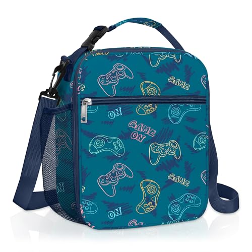 Clastyle Saco térmico suporte de alimentos para crianças jogador bolsa de
