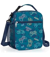 Sac Isotherme Repas Enfant Basket-ball Noir - Sac Lunch Box Portable Avec Porte-Bouteille Et Bandoulière