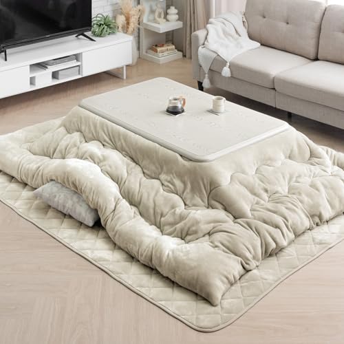 タンスのゲン こたつ布団 2点セット 掛布団＋敷布団【対応こたつサイズ：幅105-120×奥行75-90cm】長方形 掛敷セット こたつ布団 80100132(110759)のサムネイル