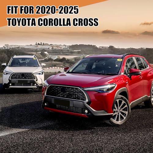 Image of Waterproof Car Covers Replace for 2020-2025 Toyota Corolla Cross, 6 Layers All Weather Car Cover with Zipper Door & Windproof Bands for Snow Rain Dust Hail Protection