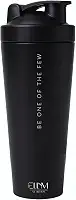 Coqueteleira Aço Inox 900ml Shakeira ELLYM NUTRITION Misturador Ideal Shakes - Preto (Sem compartimento)
