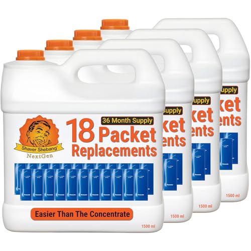 72 LAMDASH WES4L03 cleaner concentrate replacements—144 months of clean shaving NextGen