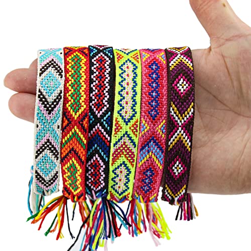Woven Friendship Bracelets Adjustable Braided Bracelets Handmade Colorful Adjustable String Bracelets with a Sliding Knot Closure for Women4