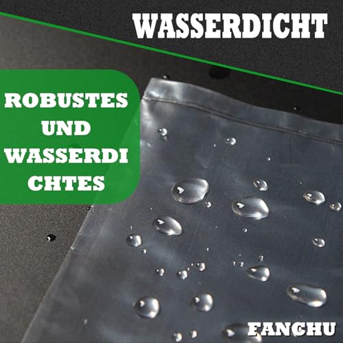 Fanchu Sofabezug Abdeckung, Transparent Sofa-Staubschutz, Kunststoff Sofa Staubschutzhülle Wasserfeste Sofabezug, 2x3m