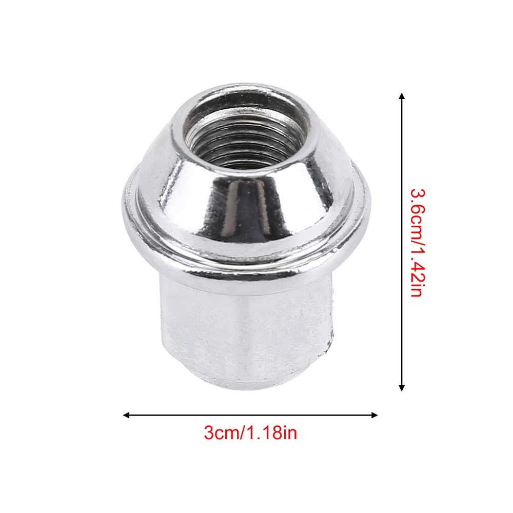 20 dadi per ruote M14 x 1,5, 21 mm, testa esagonale, in lega di acciaio, per Ford Transit Custom 2012-2020, dadi di bloccaggio per ruote
