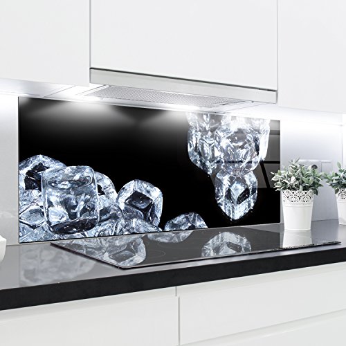 Paneles de cristal cocina Splashback – Bañador estampado resistente al calor vidrio endurecido 125 x 50 cm