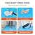 VEVOR 40" x 84' Temporary Floor Protection for Construction & Renovation-Heavy-Duty, Anti Slip, Waterproof, Blue