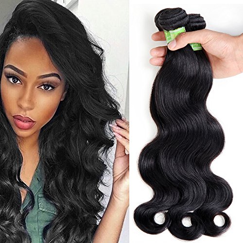 Golden Rule Virgin Brazilian Hair Body Wave Bundles Unprocessed Human Hair Weave Remy Hair Extensions Natural Color 3 PCS Mix Length (24