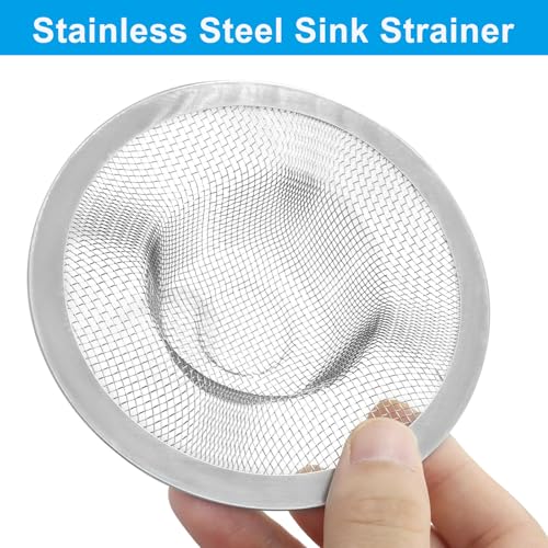 Colador para Fregadero de Acero Inoxidable 4.41 pulg 4 Pack miniatura 5