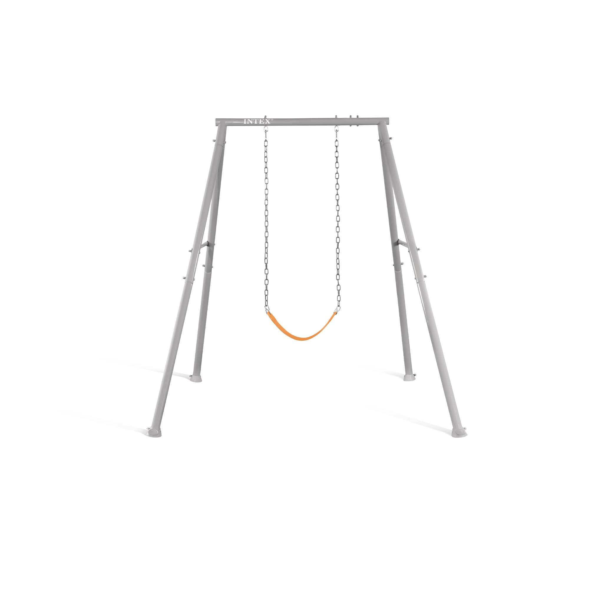 Intex 44114 Swing Set with flexible orange seat